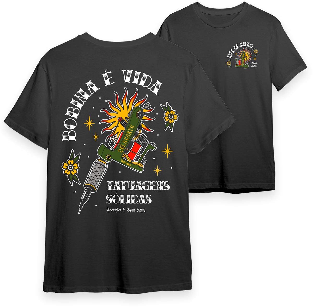 Camiseta - Delacanto + BRYAN JAMES (Preta)