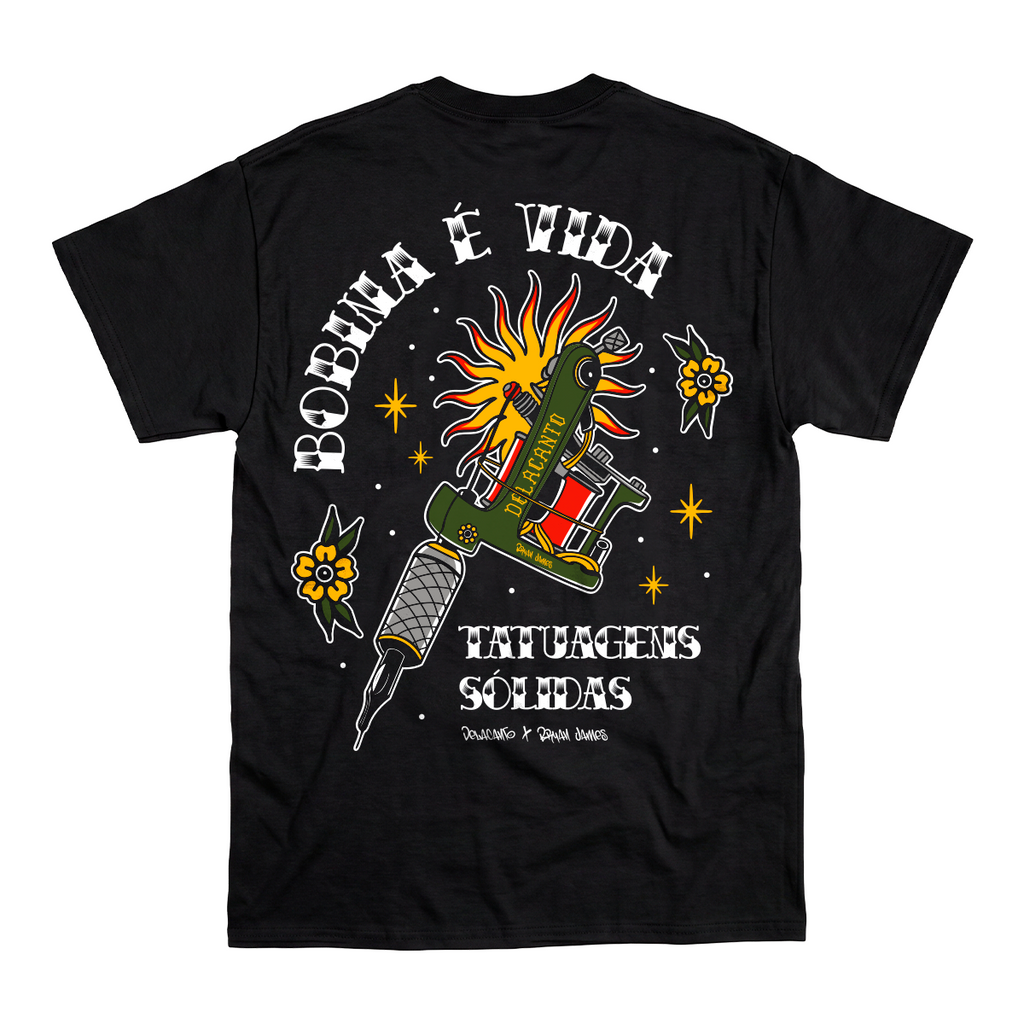 Camiseta - Delacanto + BRYAN JAMES (Preta)