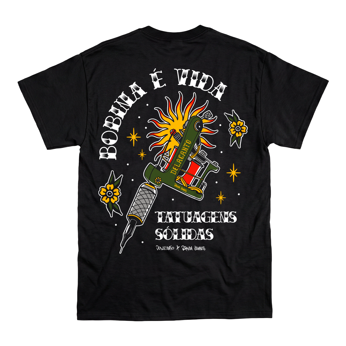Camiseta - Delacanto + BRYAN JAMES (Preta)